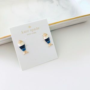 Kate Spade Gone Fishing Fish Earrings
